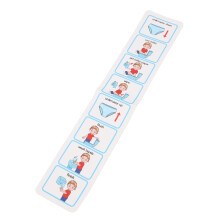 Easy-to-Clean Visual Potty Schedule for Children and Adults