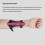 PU Leather Kids Archery Arm Guard Pink 4mm Thick Adjustable Protector 5
