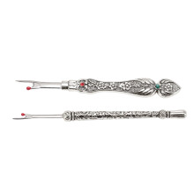2pcs Retro Metal Seam Remover Set for Needlework & Leatherwork
