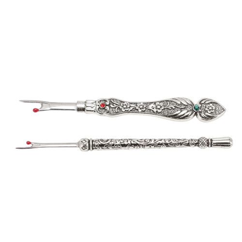 2pcs Retro Metal Seam Remover Set for Needlework & Leatherwork
