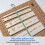 5pcs Lightweight Macrame Tool Set with Clear Scale Beech Wood 5