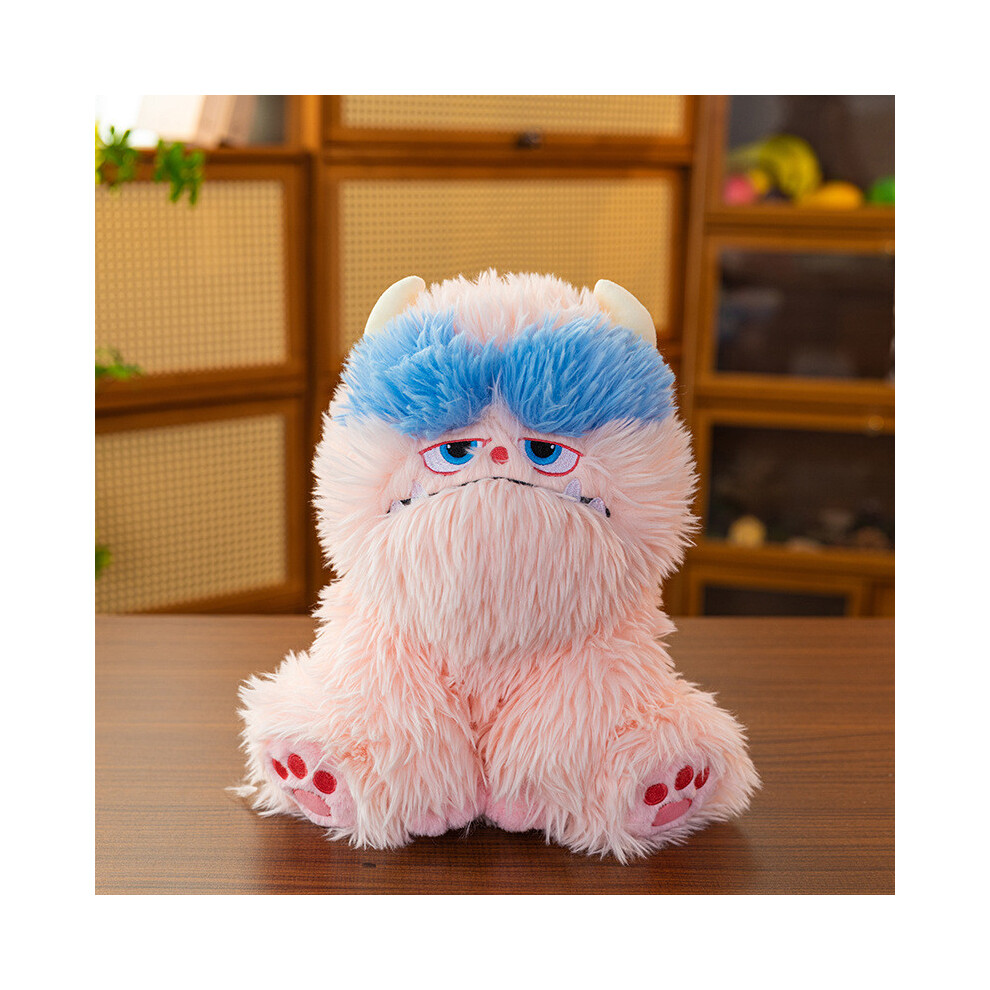 (Pink, 38cm) Sulley Plush Colorful Dolls With Long Hair And Embroidery Design Gift Kids For-image-OPC-PJB2QVM-NEW