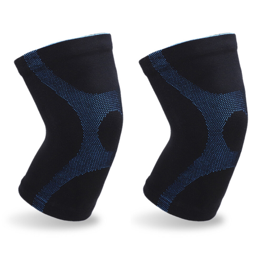 2Pcs Knee Brace Elastic Breathable Knit Sports-image-OPC-PJB2R5K-NEW