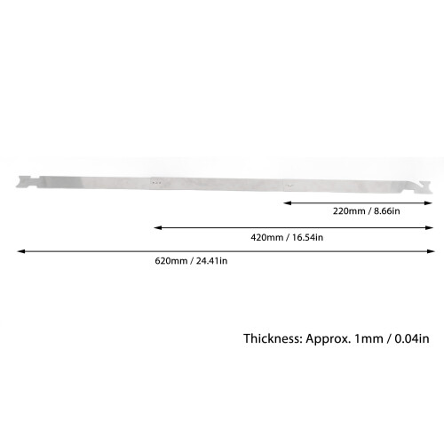 Multipurpose Spring Steel Firefighting Tool, Foldable, 620mm 1