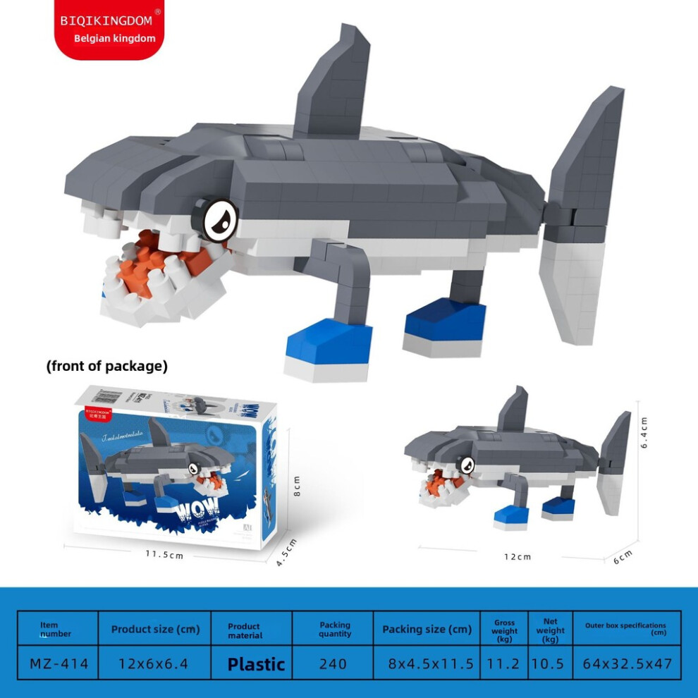 (Shark) Italiana Tungtungsahur Brainrot Building Blocks Toy For Development Kids Brain