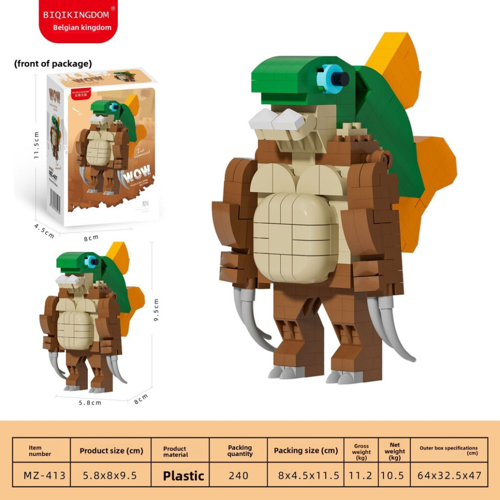 (Fat Fish) Italiana Tungtungsahur Brainrot Building Blocks Toy For Development Kids Brain