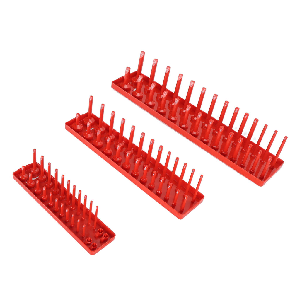 3Pcs Multifunctional Red Socket Holder Tray With High Pole Design 8491331690534