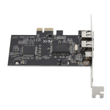Scheda PCIe x1 a 3 porte 1394A 1440x1080 800Mbps
