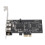 Tarjeta riser PCIe x1 a 1394A FireWire de 3 puertos, verde 15
