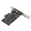 Tarjeta riser PCIe x1 a 1394A FireWire de 3 puertos, verde 14