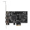 Tarjeta riser PCIe x1 a 1394A FireWire de 3 puertos, verde 8