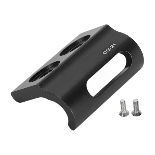 Schwarzer Aluminium-Umwerfer-Halteradapter 2
