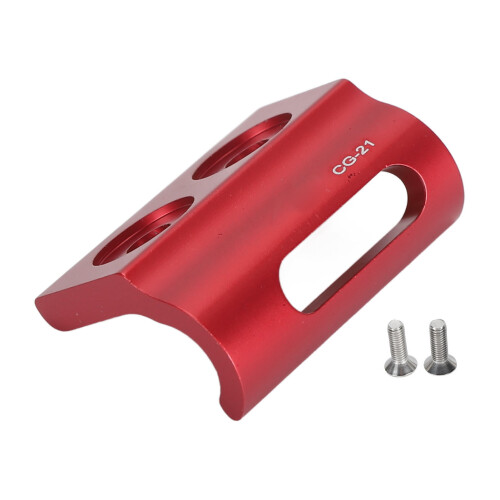 Vorderer Umwerferhalter aus rotem Aluminium 17 g 2