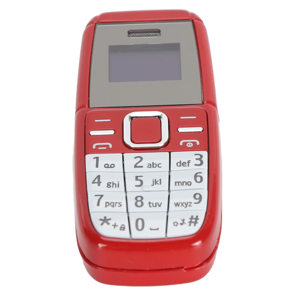 Mini Unlocked 2G Gsm Button Phone With Voice Changer, 0.66" Red 5031331691358