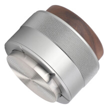 51mm 304 Stainless Steel Coffee Tamper with Walnut Handle for Perfect Brewing
