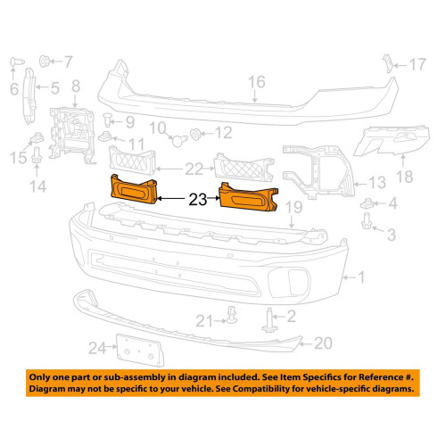 Kit cornice per gancio traino 2 pezzi 68196982AA anteriore 1500 2