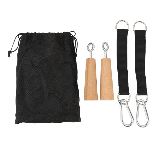 Wooden Pull Up Handles 1 Pair for Effective Arm Strengthening Home Workout 1