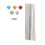Gartenstäbe mit Perlen Set 365 g 300 x 4 mm Silber 13