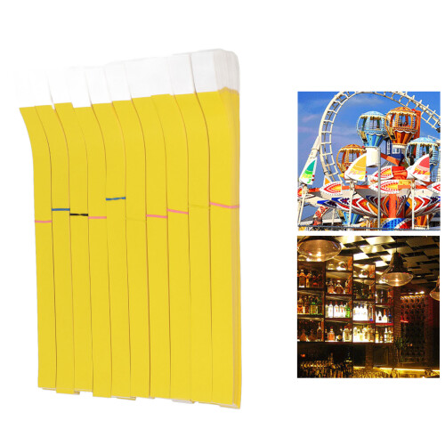 Braccialetti usa e getta 1000 pezzi 250 x 19 mm giallo