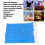 1000 pezzi di braccialetti usa e getta 250x19mm blu 4