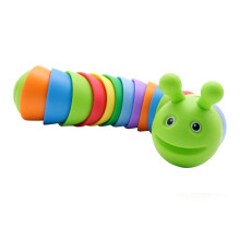Jouet chenille arc-en-ciel décompressant 3x4x18cm 65g