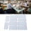 10pcs Knitting Punch Card for Silver Reed Pattern Maker Plastic Flower Cards 1