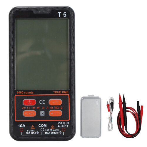 Super Thin Digital Multimeter 6000 Counts AC/DC Voltage Current Resistance with LED Light 2