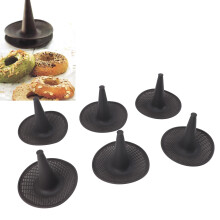 Juego de 6 moldes de silicona huecos para chiffon con chimenea, 282,00 g
