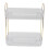 Supporto per trucco a due livelli, 30176 cm, bianco trasparente 13
