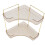 Succinite 2-Tier-Eck-Organizer 29,5 x 21 x 34,5 x 5 cm 16