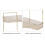 Succinite 2-Tier-Eck-Organizer 29,5 x 21 x 34,5 x 5 cm 5