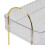 Supporto per trucco a due livelli, 30176 cm, bianco trasparente 6