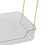Supporto per trucco a due livelli, 30176 cm, bianco trasparente 8