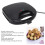 750W Double Sided Waffle Maker with Adjustable Temp, Stainless Steel 4