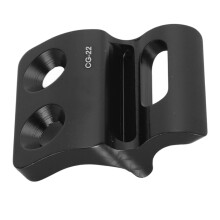 Rennrad Aluminium CNC-Schaltwerksbefestigung Schwarz Robuste Verarbeitung