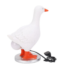 3D Ente Tischlampe 13,7 Unzen weißes kleines Nachtlicht