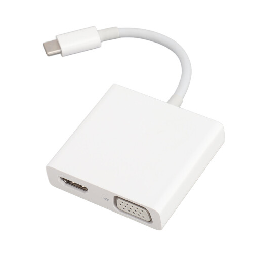 Adaptateur USB-C vers HDMI/VGA USB3.0, Plug & Play 1