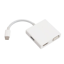 Adaptateur USB-C vers HDMI/VGA USB3.0, Plug & Play