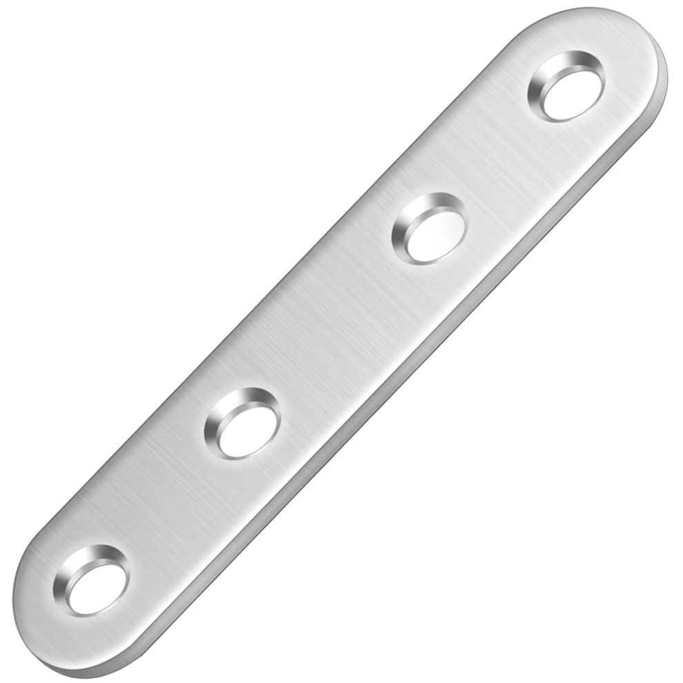 Flat Brackets For Wood Straight Brace Mending Plates Steel Galvanised Fixing 5056826607676