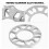 2Pcs 8mm Thickness Wheel Hub Spacer Flange Hub 12