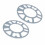 2Pcs 8mm Thickness Wheel Hub Spacer Flange Hub 3