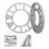 2Pcs 8mm Thickness Wheel Hub Spacer Flange Hub 6