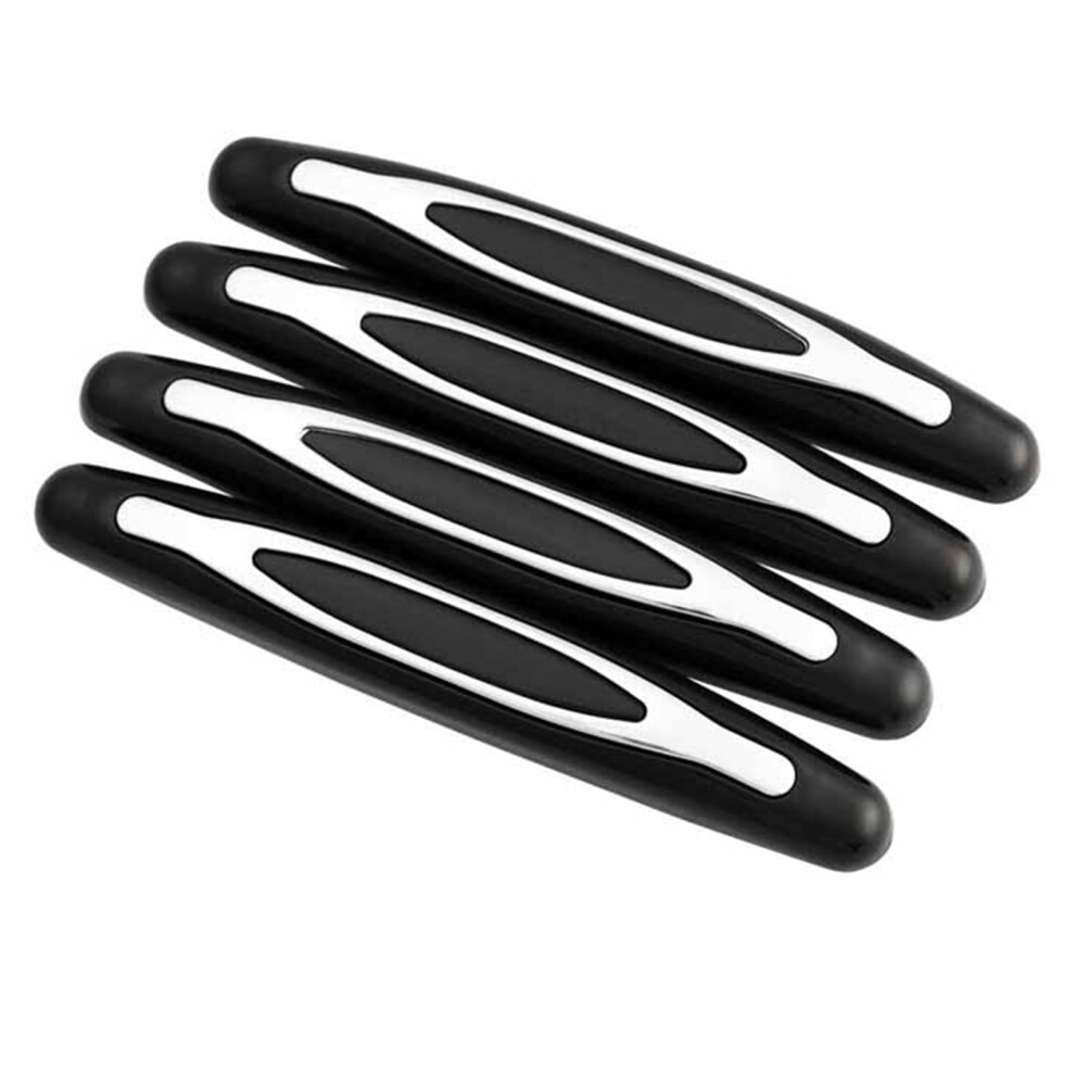 4Pcs 110X15mm Car Door Edge Guard Trim Crash Black 9121376093036
