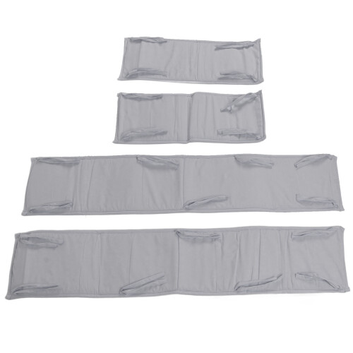 Toddler Bed Rail Guard, Tall Grey Side Railing, 132x24.5cm 2