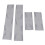Toddler Bed Rail Guard, Tall Grey Side Railing, 132x24.5cm 1
