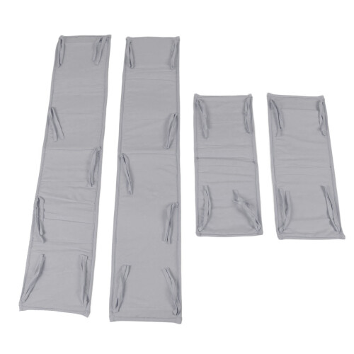 Toddler Bed Rail Guard, Tall Grey Side Railing, 132x24.5cm