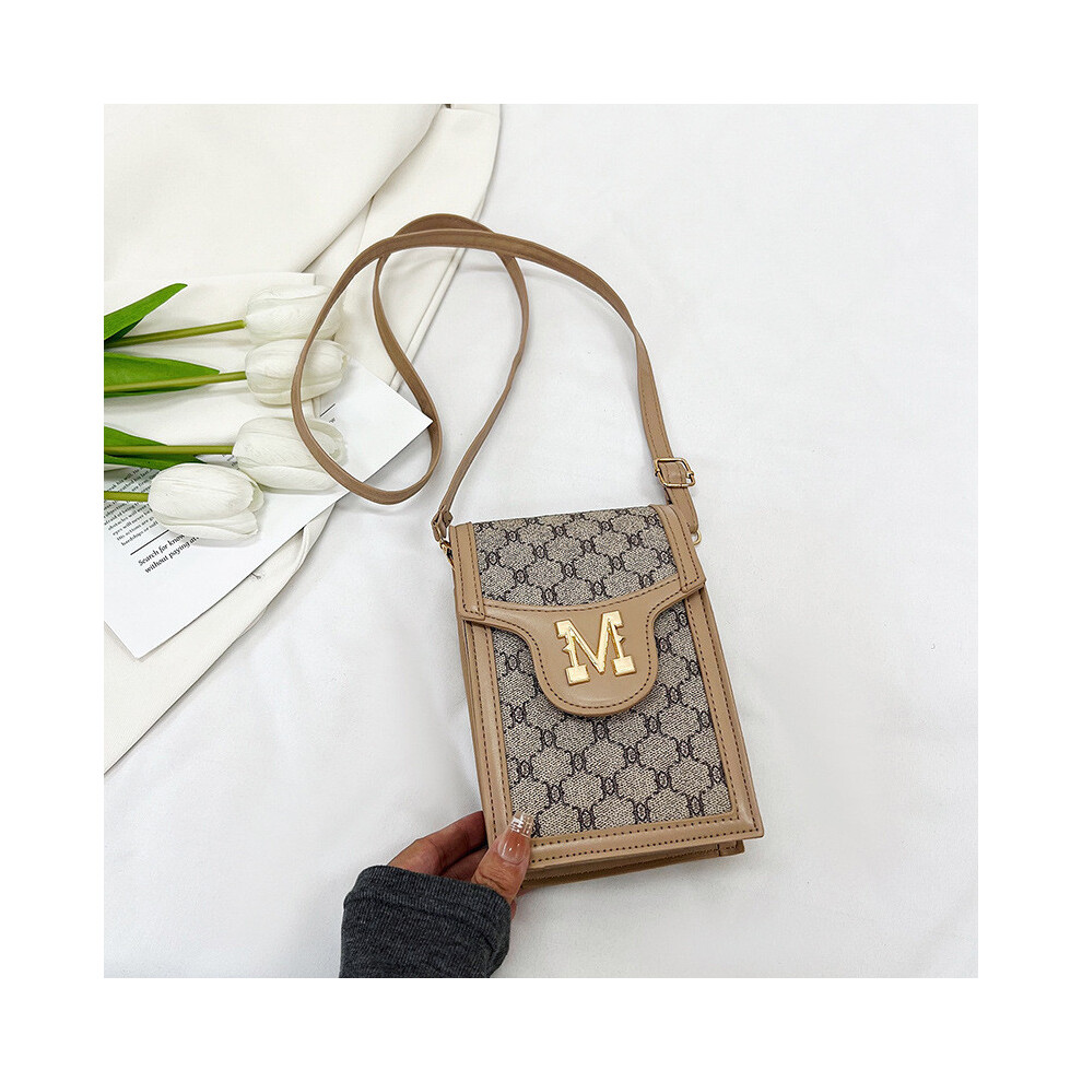 (Khaki) Chic Small Versatile Square Bag Trendy Ins Inspired Phone Casual Crossbody-image-OPC-PJB5CMD-NEW