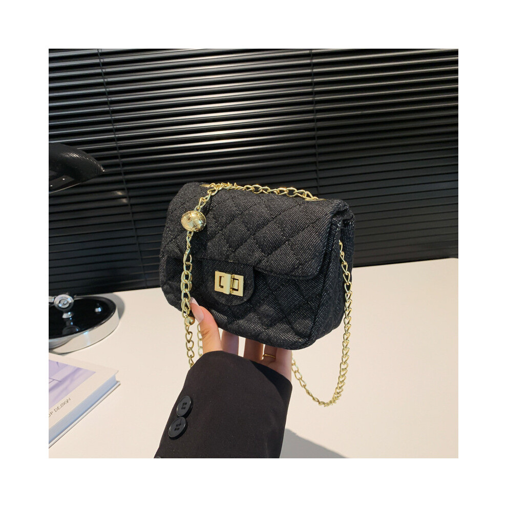 (Black) Fashionable And Chic Mini Square Bag For Women With Soft Pu Fabric And Inner Phone Design Pocket-image-OPC-PJB5CN6-NEW