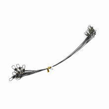 Durable Wire Leaders for Fishing 20pcs Heavy Strength with Snap