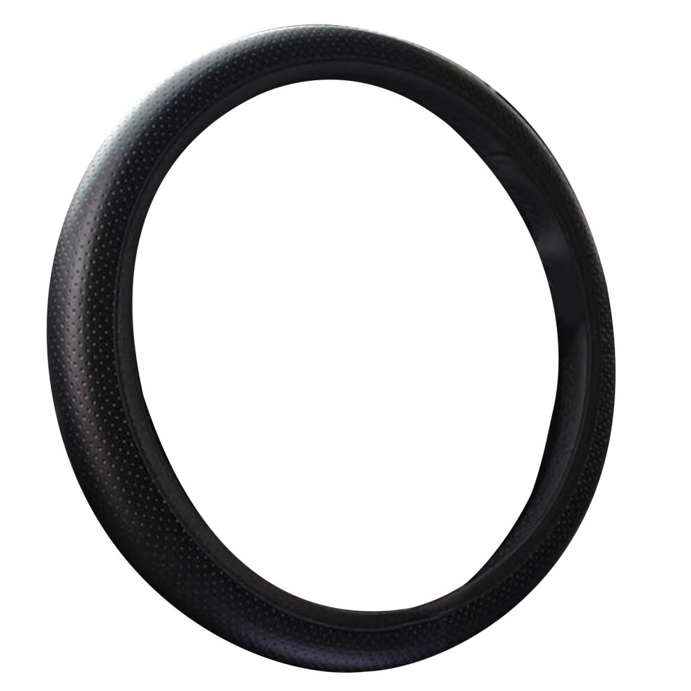 Car Steering Wheel Cover 38Cm Diameter Universal Black 9121376094156